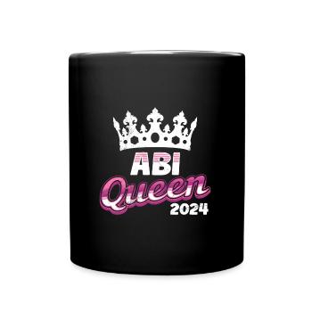 Abitur Queen Abi 2024 diplômés du secondaire drôle - Mug uni - noir - Devant