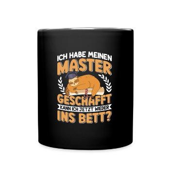Can I go back to bed? - Full Colour Mug - black - Front