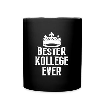 Bester Kollege Ever Abschied Kündigung Arbeit - Tasse einfarbig - Schwarz - Vorne