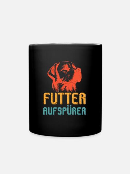 Labrador FUTTER AUFSPÜRER Lustiges Labrador - Tasse einfarbig - Schwarz