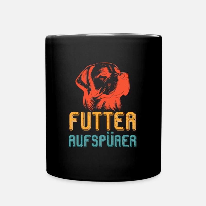 Labrador FUTTER AUFSPÜRER Lustiges Labrador - Tasse einfarbig - Schwarz