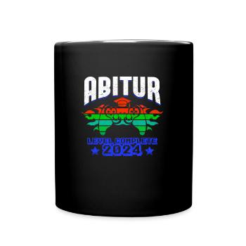 Abitur 2024 ABI Schulabschluss Abiturienten - Tasse einfarbig - Schwarz - Vorne