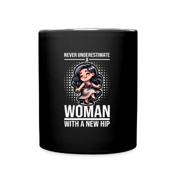 Hip Replacement Surgery Arthroplasty - Full Colour Mug - black - Front