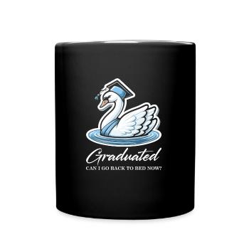 Diplômé universitaire - Mug uni - noir - Devant