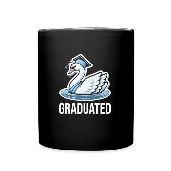 Diplômé universitaire - Mug uni - noir - Devant