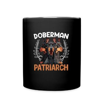 DOBERMAN PATRIARCH Hundebesitzer Doberman - Tasse einfarbig - Schwarz - Vorne