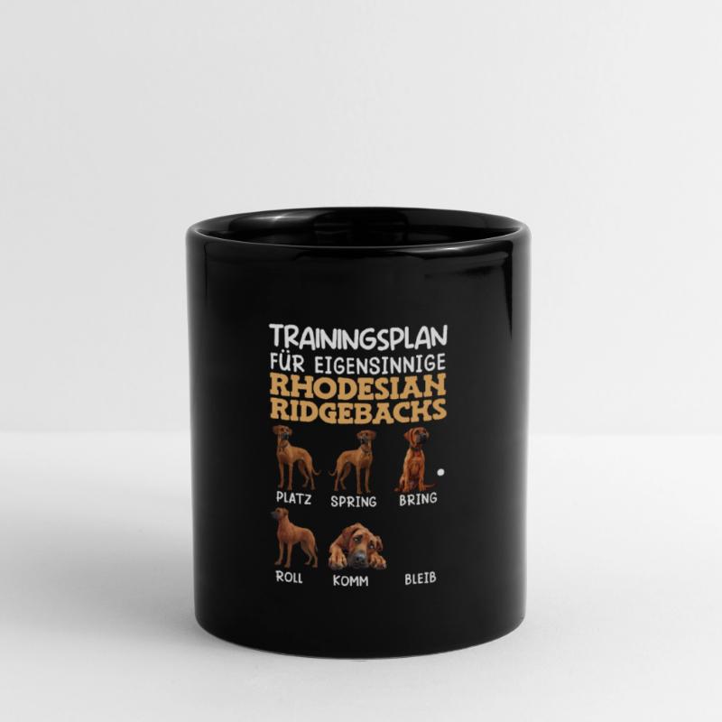 Rhodesian Ridgeback TRAININGSPLAN Eigensinniger Tasse einfarbig