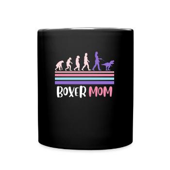 BOXER MOM Chien Propriétaire Boxer Allemand - Mug uni - noir - Devant