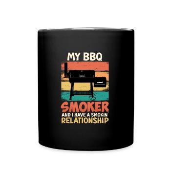 Grill Master MA RELATION DE FUMEUR DE BARBECUE Fun - Mug uni - noir - Devant