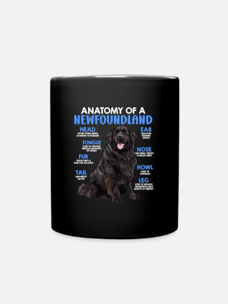 Terre-Neuve ANATOMIE D’UN TERRE-NEUVE Chiens - Mug uni - noir