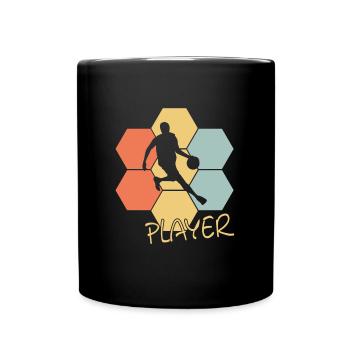 Player, Basketball, Streetball, Bball - Tasse einfarbig - Schwarz - Vorne