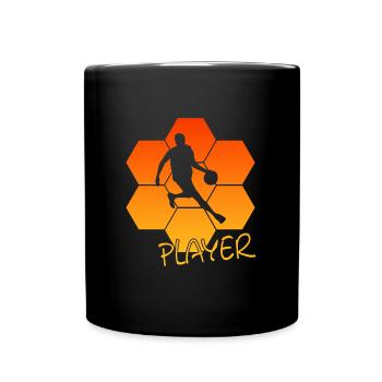 basketball - Tasse einfarbig - Schwarz - Vorne