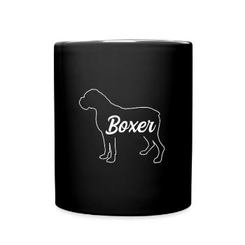 Chien Boxer Allemand Propriétaire BOXER Dog - Mug uni - noir - Devant
