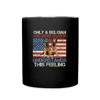 Malinois SEUL UN PROPRIÉTAIRE MALINOIS BELGE COMPREND - Mug uni - noir - Devant