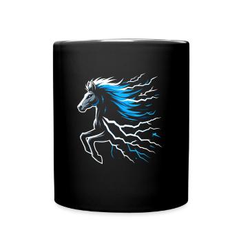 Animal Horse - Full Colour Mug - black - Front