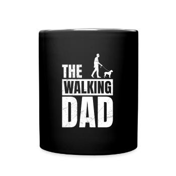 German Boxer Dog Dad THE WALKING DAD Funny - Full Colour Mug - black - Front