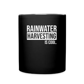 The rainwater harvest is cool - Full Colour Mug - black - Front