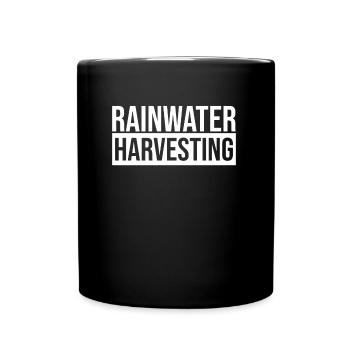 Collection of rainwater - Full Colour Mug - black - Front