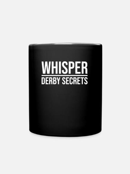Whisper Derby Secrets Horse Racing - Full Colour Mug - black
