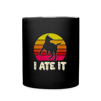 Labrador I ATE IT Labrador Retriever Funny - Full Colour Mug - black - Front