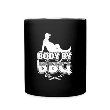 Barbecue Body by BBQ Carnivore Funny - Full Colour Mug - black - Front