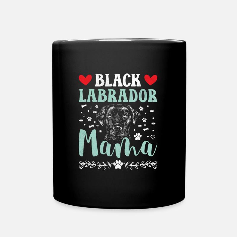 Schwarzer Labrador BLACK LABRADOR MAMA Labbi - Tasse einfarbig - Schwarz