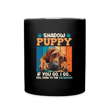 Rhodesian Ridgeback SHADOW PUPPY Propriétaire - Mug uni - noir - Devant
