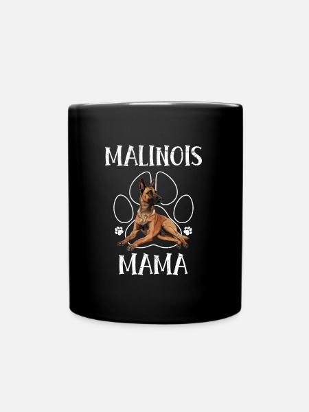 MALINOIS MAMA Propriétaire de chien belge - Mug uni - noir