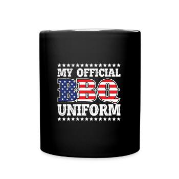 Grillmeister My Official BBQ Uniform Grillfest - Full Colour Mug - black - Front