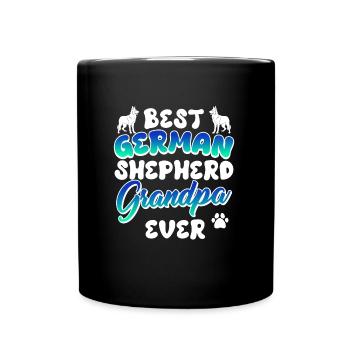 Deutscher Schäferhund BEST GERMAN SHEPHERD - Full Colour Mug - black - Front