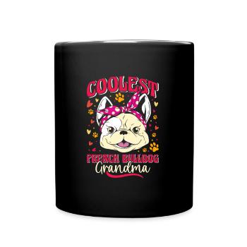 Französische Bulldogge BOULEDOGUE FRANÇAIS LE PLUS COOL - Mug uni - noir - Devant