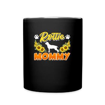 ROTTIE MOMMY Rottweiler Propriétaire Rottweiler - Mug uni - noir - Devant
