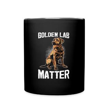 Golden Labrador GOLDEN LAB MATTER Labrador - Mug uni - noir - Devant