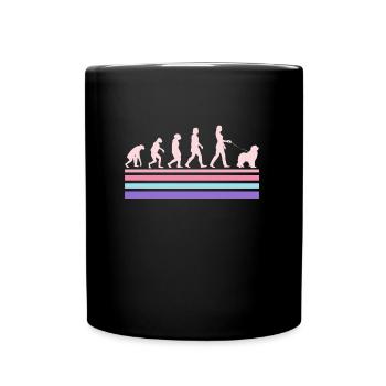 Terre-Neuve EVOLUTION Propriétaire de chien Newfie - Mug uni - noir - Devant