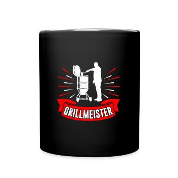 Grillmeister Grill Lovers Barbecue Party Fun - Mug uni - noir - Devant
