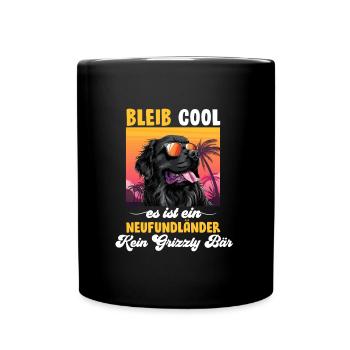 Newfie RESTEZ AU FRAIS PAS D’OURS GRIZZLY JUSTE UN - Mug uni - noir - Devant