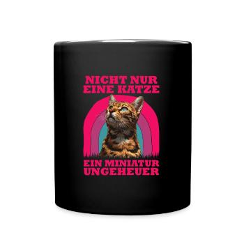 Chat du Bengale PAS SEULEMENT UNE MINIATURE DE CHAT - Mug uni - noir - Devant