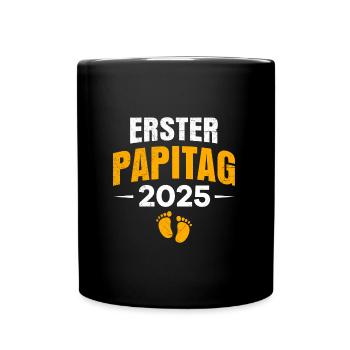 First Father's Day Soon Dad 1st Father's Day Future - Full Colour Mug - black - Front