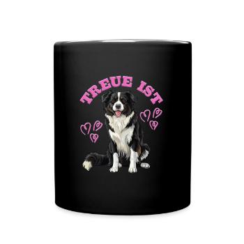Chien Maman FIDELITY IS BORDER COLLIE Propriétaire de chien - Mug uni - noir - Devant
