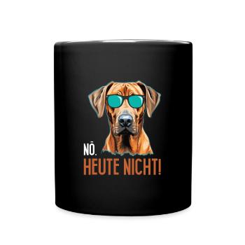 Glacière Rhodesian Ridgeback NÖ HEUTE NICHT - Mug uni - noir - Devant