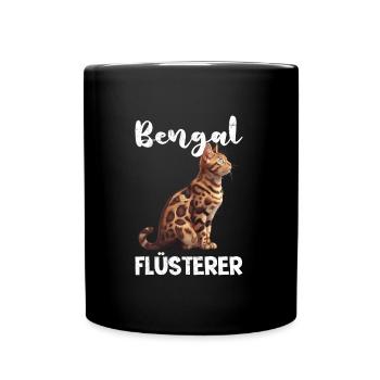 Cat Dad BENGAL CATS WHISPERER Funny - Full Colour Mug - black - Front