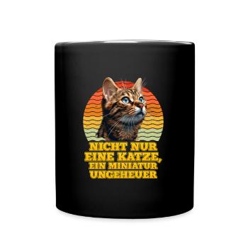 Chat du Bengale PAS SEULEMENT UNE MINIATURE DE CHAT - Mug uni - noir - Devant