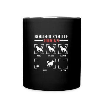 TOURS DE BORDER COLLIE Sture Chiens Border Collie - Mug uni - noir - Devant
