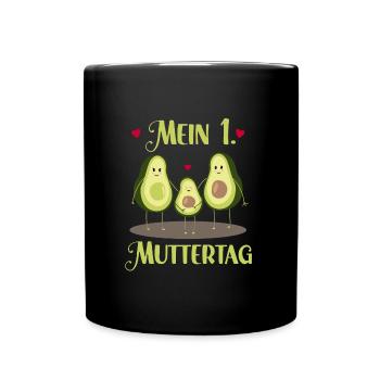 Future maman 1ère fête des mères bientôt maman - Mug uni - noir - Devant