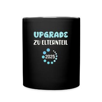 UPGRADE TO PARENT Pregnant Expectant Mothers - Full Colour Mug - black - Front