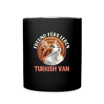 FOURGON TURC AMI POUR LA VIE Propriétaire de chat - Mug uni - noir - Devant