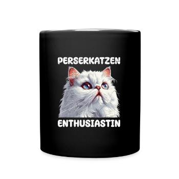 Amoureux des chats persans PERSAN ENTHUSIAST - Mug uni - noir - Devant