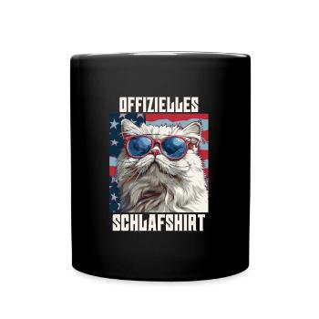 Chats Persans CHEMISE DE NUIT OFFICIELLE États-Unis - Mug uni - noir - Devant
