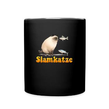 Siamese Cats SIAMESE Cat Owner Siamese Cat - Full Colour Mug - black - Front