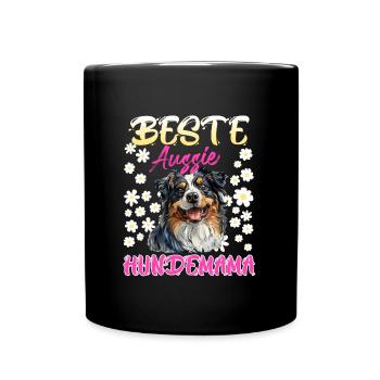 Berger australien MEILLEURE MAMAN CHIEN AUSTRALIEN - Mug uni - noir - Devant